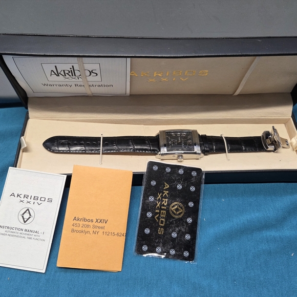 Akribos XXIV AK-50056 Automatic Men's Power Reserve Watch 50 m